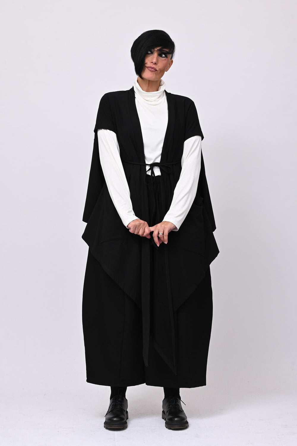 Giacca gilet punte - Nero