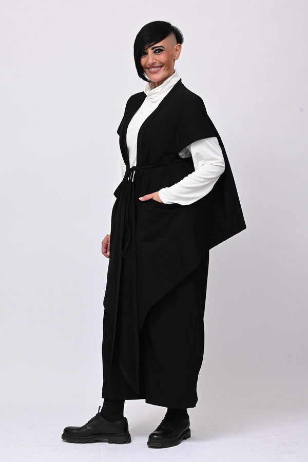 Giacca gilet punte - Nero
