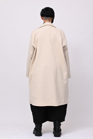 Cappotto over doppio petto - Burro