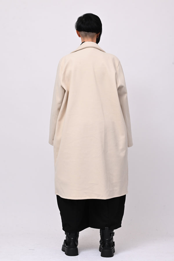 Cappotto over doppio petto - Burro