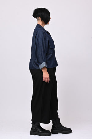 Giacca camicia jeans - Blu scuro