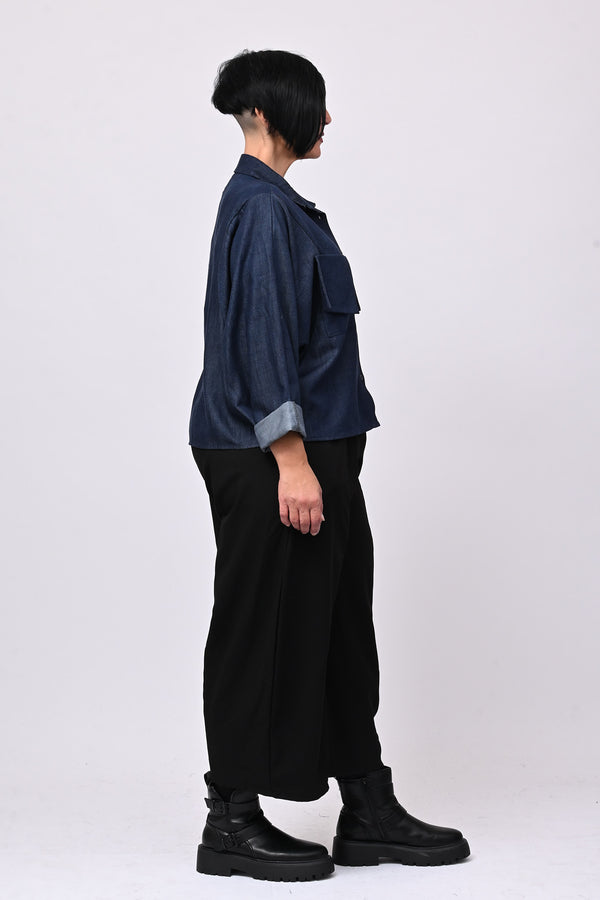 Giacca camicia jeans - Blu scuro
