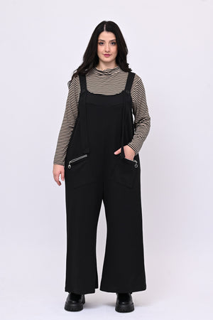 Jumpsuit zip - Nero
