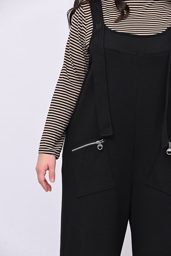 Jumpsuit zip - Nero