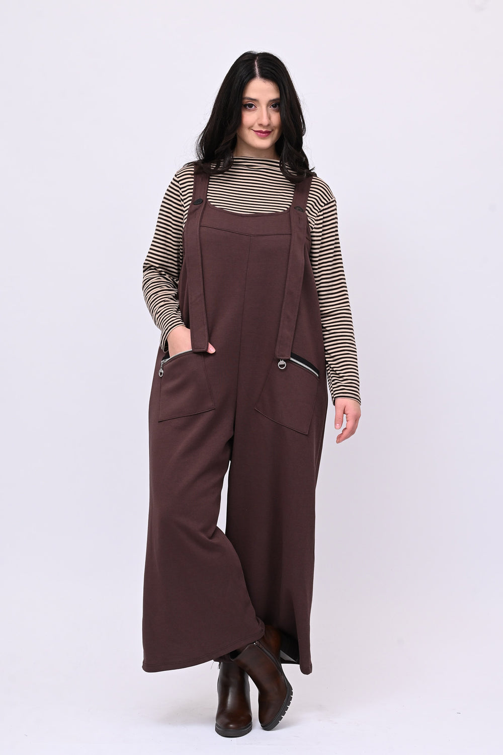 Jumpsuit zip - Moro