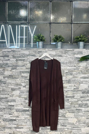 Spolverino tasche calda viscosa - Moro