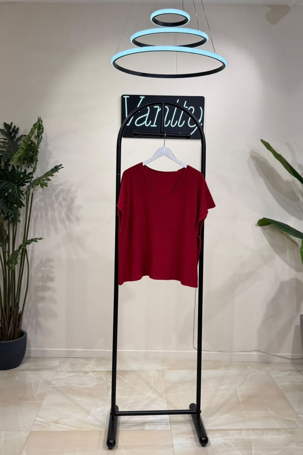 Pull scatoletta mezza manica - Cardinale