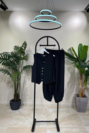 Completo gilet uomo - Nero