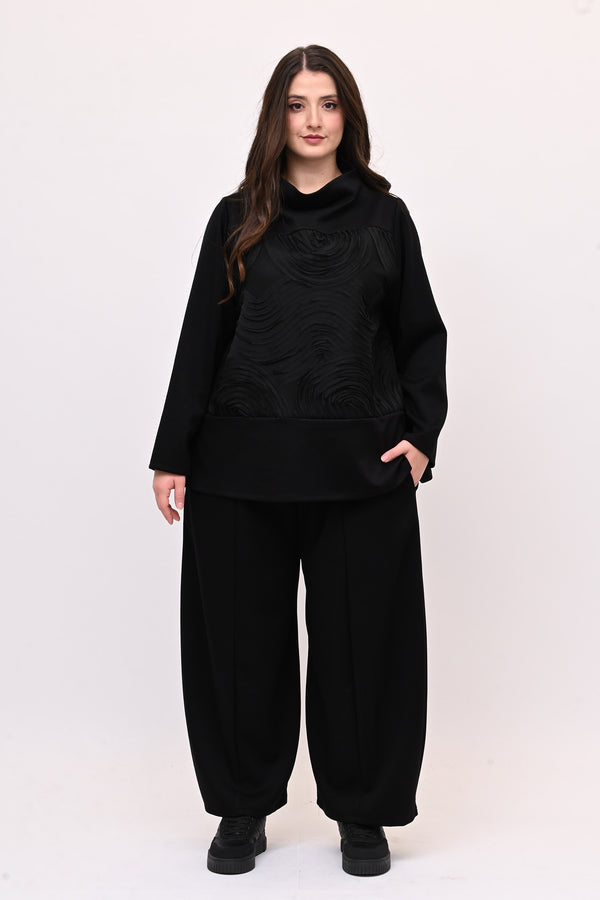 Completo neoprene taftà - Nero