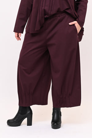 Completo punto Milano cuciture - Vino