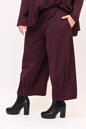 Completo punto Milano cuciture - Vino