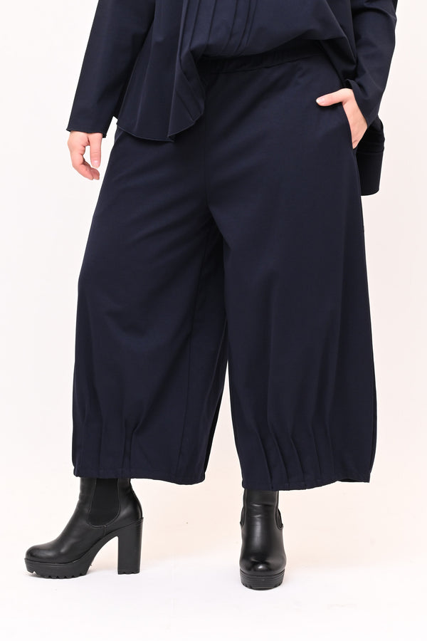 Completo punto Milano cuciture - Blu