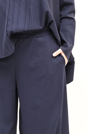 Completo punto Milano cuciture - Blu