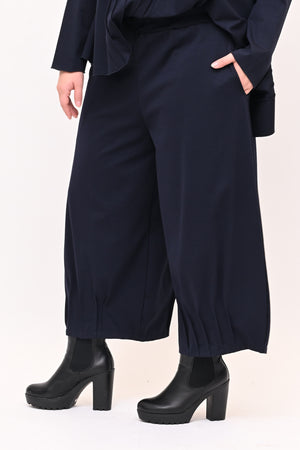 Completo punto Milano cuciture - Blu