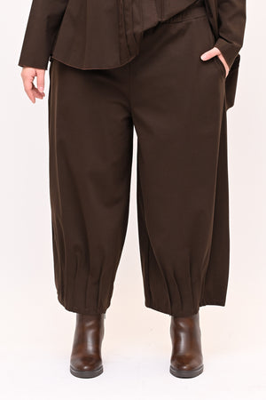 Completo punto Milano cuciture - Moro