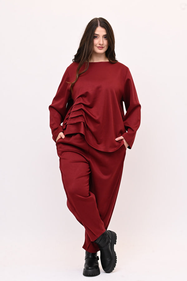 Completo neoprene cuciture - Vino