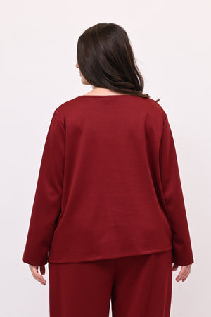 Completo neoprene cuciture - Vino