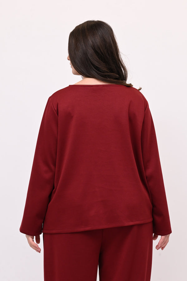 Completo neoprene cuciture - Vino