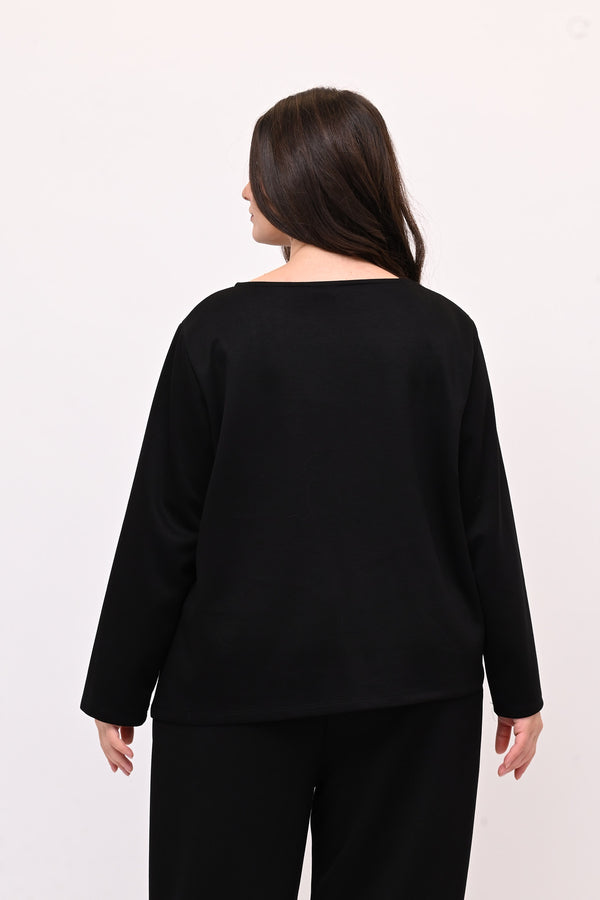 Completo neoprene cuciture - Nero