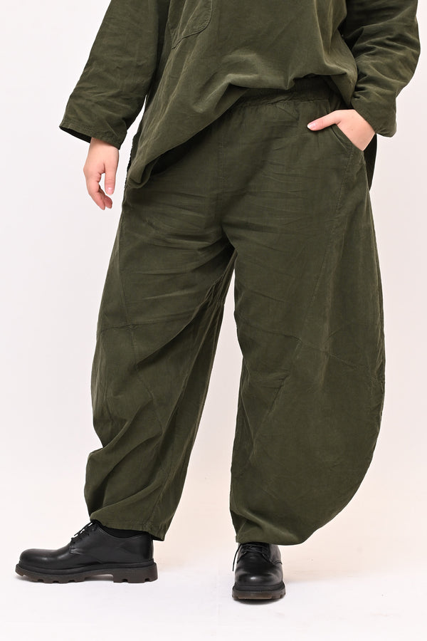 Completo costine tasche - Verde militare