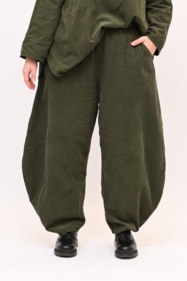 Completo costine tasche - Verde militare