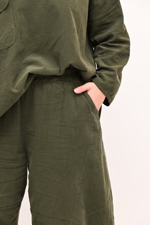 Completo costine tasche - Verde militare