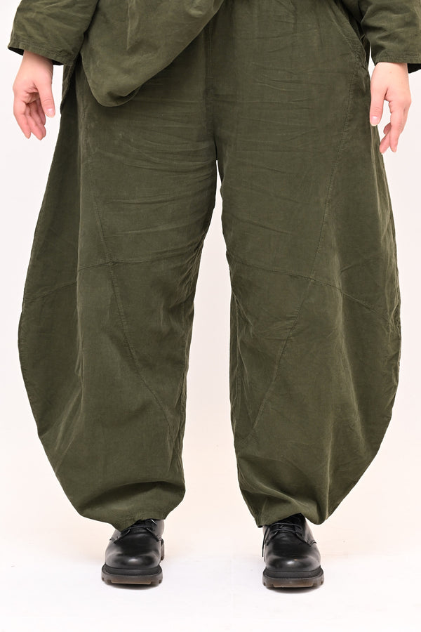 Completo costine tasche - Verde militare