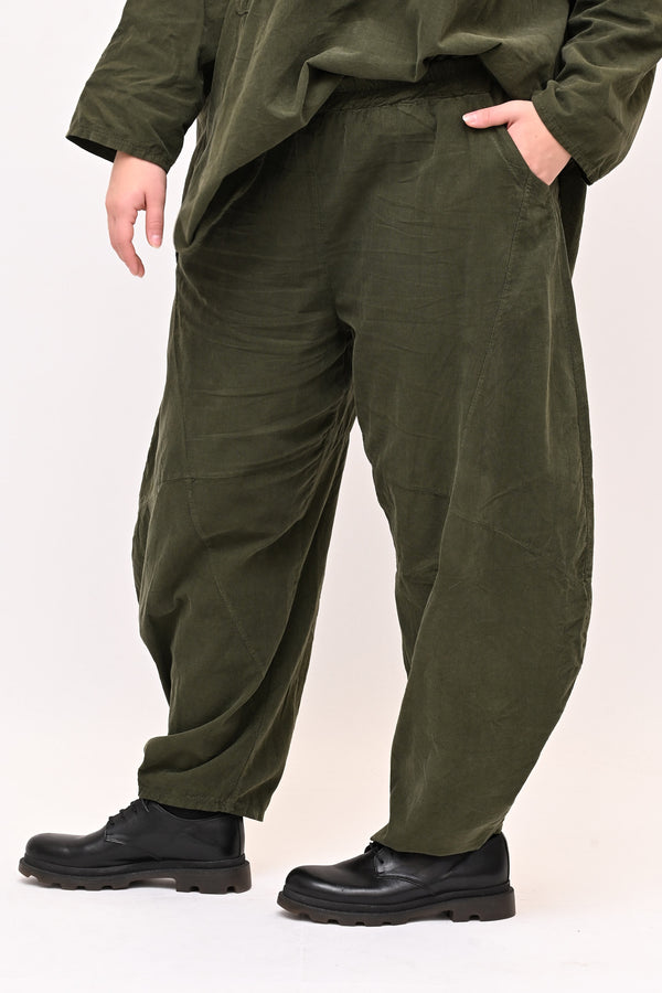 Completo costine tasche - Verde militare