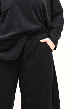 Completo costine tasche - Nero