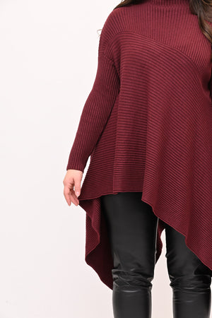 Maxi pull costine - Vino