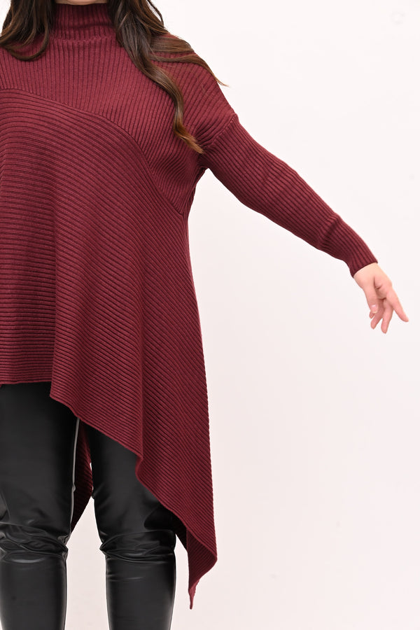 Maxi pull costine - Vino