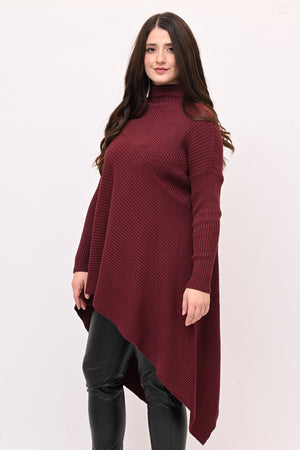 Maxi pull costine - Vino