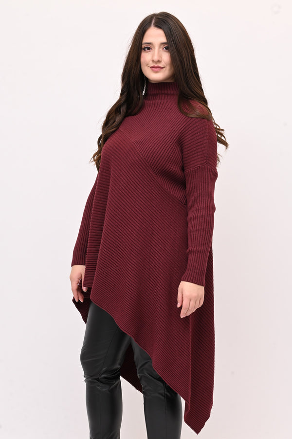 Maxi pull costine - Vino