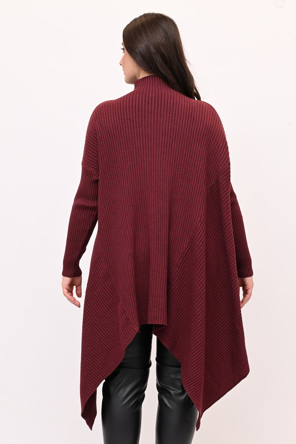 Maxi pull costine - Vino