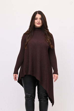 Maxi pull costine - Moro