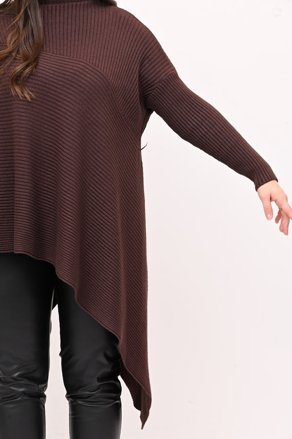 Maxi pull costine - Moro