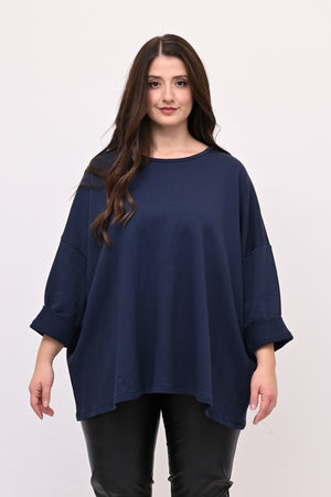 Maxi felpa scatola - Blu