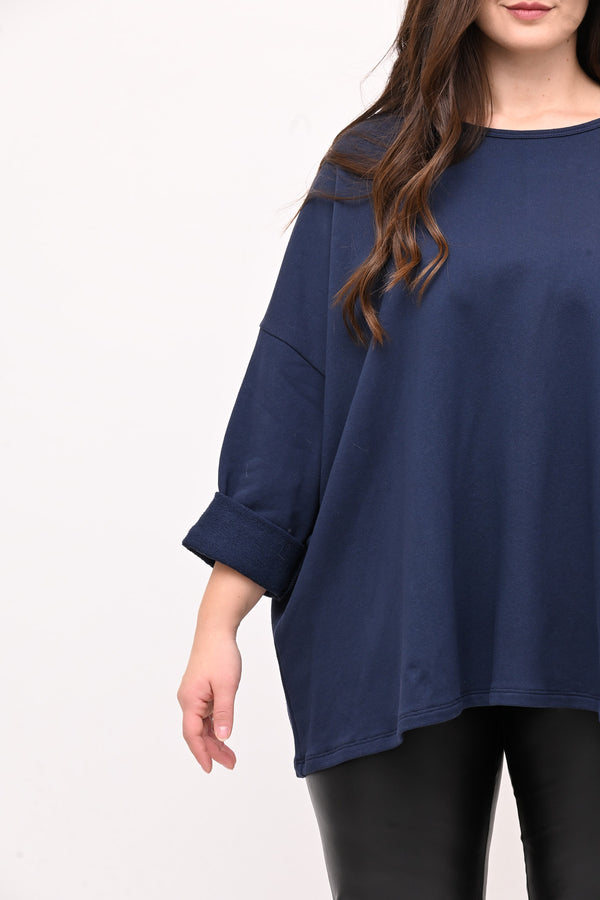 Maxi felpa scatola - Blu