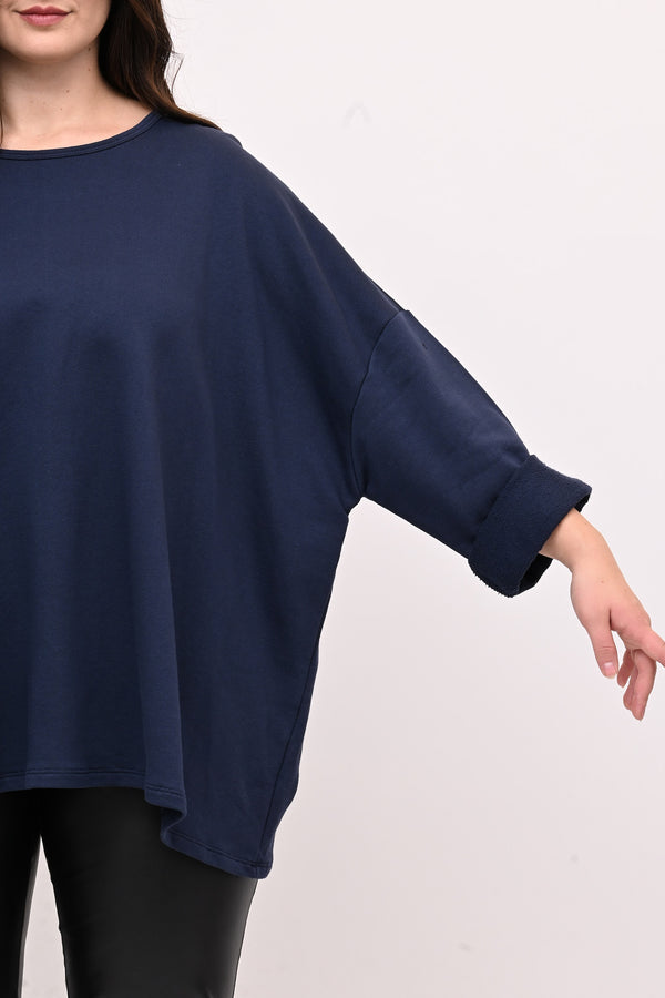 Maxi felpa scatola - Blu