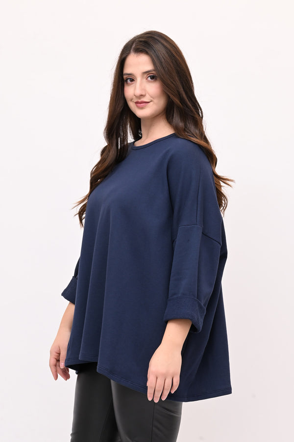 Maxi felpa scatola - Blu