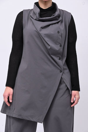 Completo gilet bottoni - Grigio