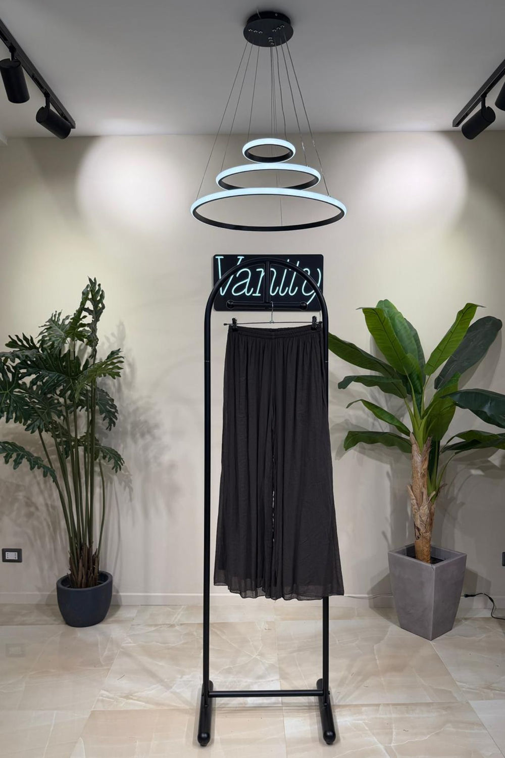 Pantalone tunisia garzato - Moro