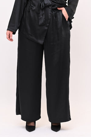 Tailleur pigiama raso - Nero