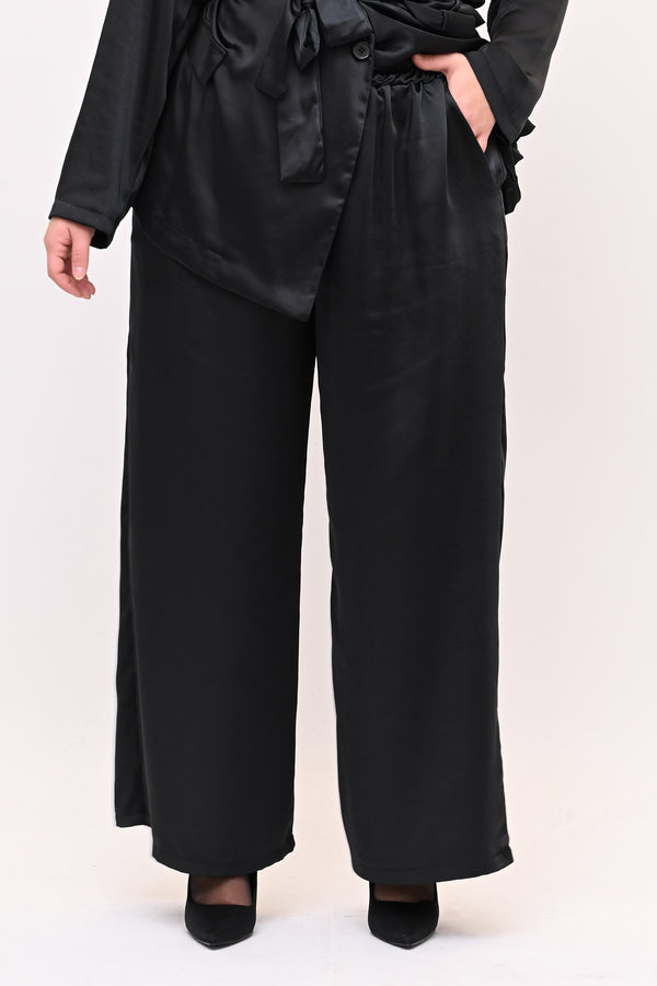 Tailleur pigiama raso - Nero