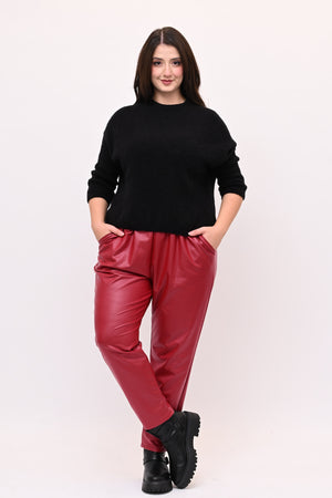 Pull Alpaka elastico - Nero