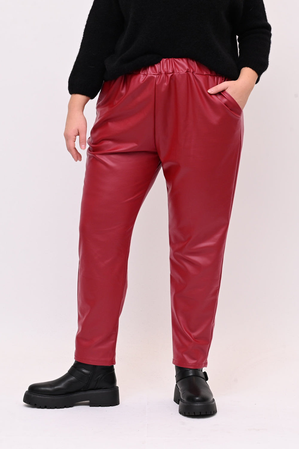 Pantaleggins ecopelle - Vino