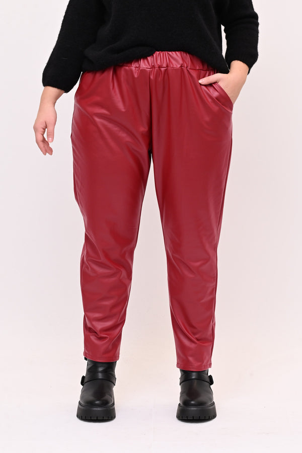 Pantaleggins ecopelle - Vino