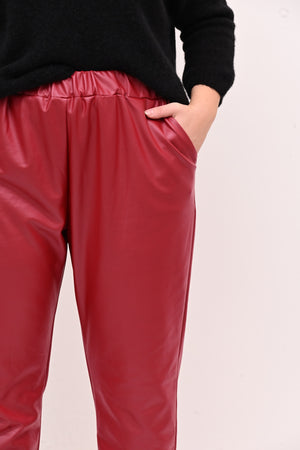 Pantaleggins ecopelle - Vino