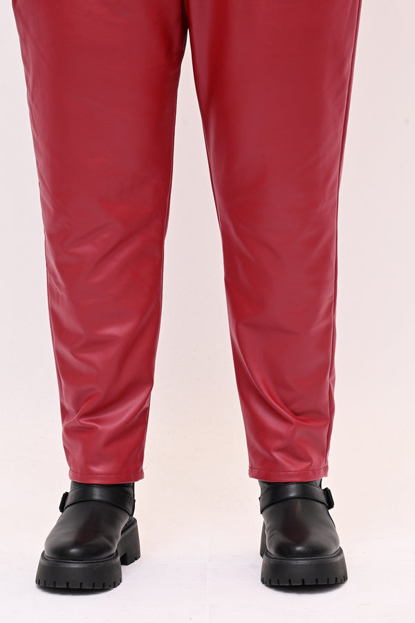 Pantaleggins ecopelle - Vino