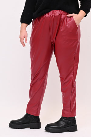 Pantaleggins ecopelle - Vino